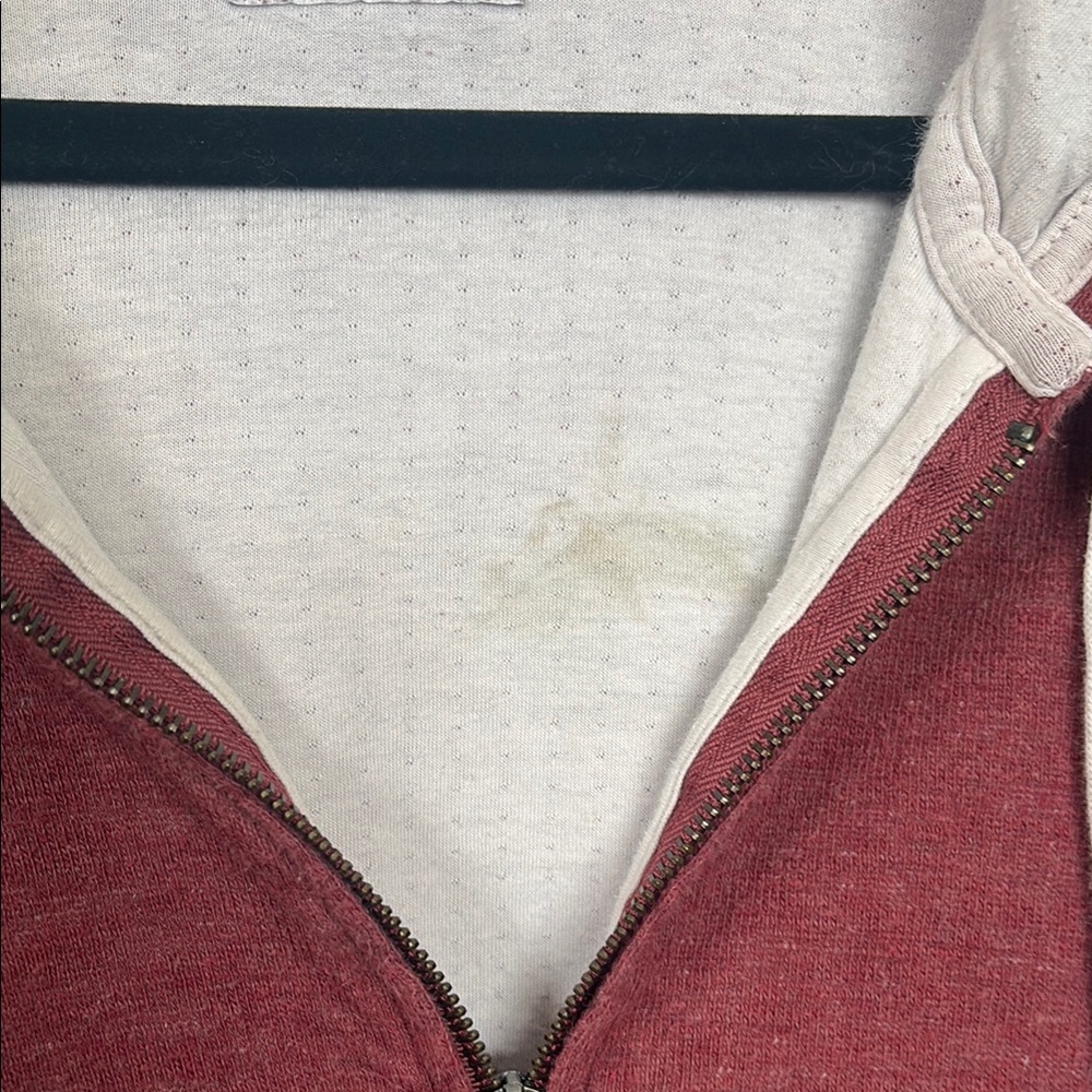 Abercrombie & Fitch Maroon Zip Jacket M - Picture 7 of 9